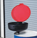 Drum Funnel 11.5inH Black Polyethylene