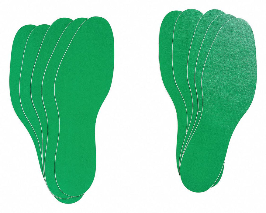 Floor Tape Green 3.75x11.88 in Foot PK10