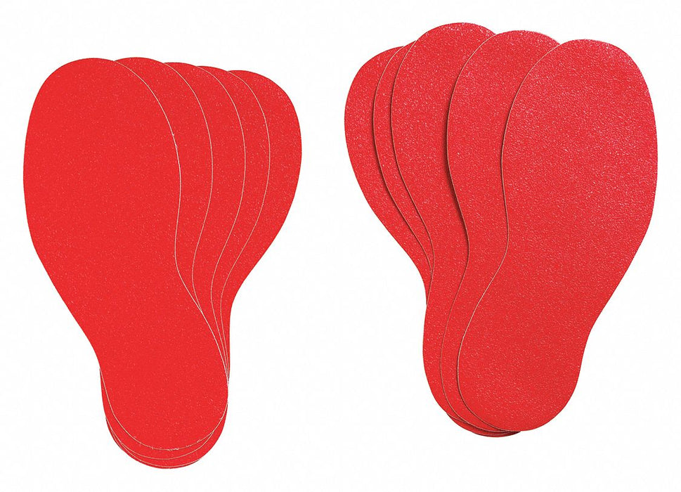 Floor Tape Red 3.75inx11 7/8in Foot PK10