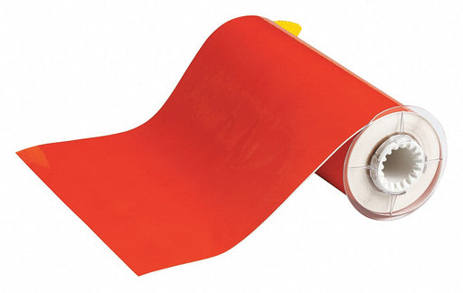D9017 ContinuousLabelStock Orange Gloss 10inW