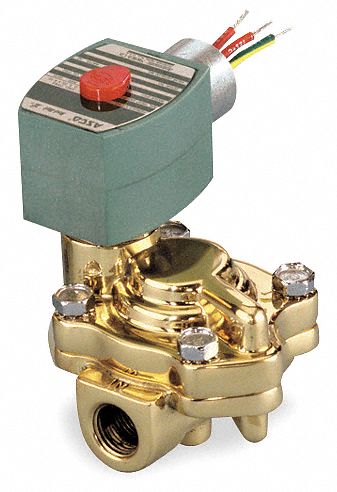 Slow Closing Solenoid Valve Brass NC