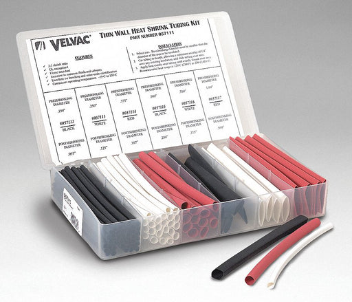 86 Piece Thin Wall Heat Shrink Tube Kit