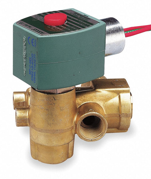 QuickExhaust Solenoid Valve Brass NC Air
