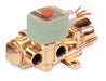 Solenoid Valve with ManualOperator Brass