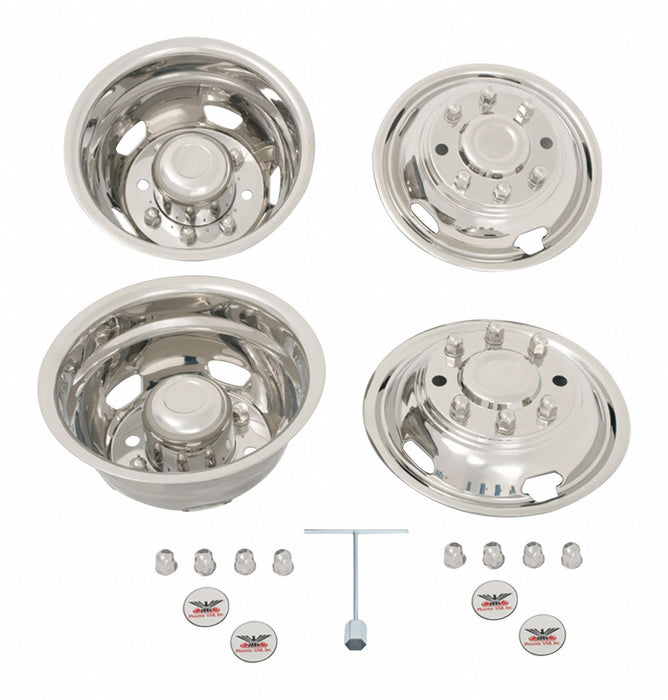 Dual Wheel Simulators Full Set 19.5 In