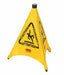 Pop Up Safety Cone Yellow 20 in H