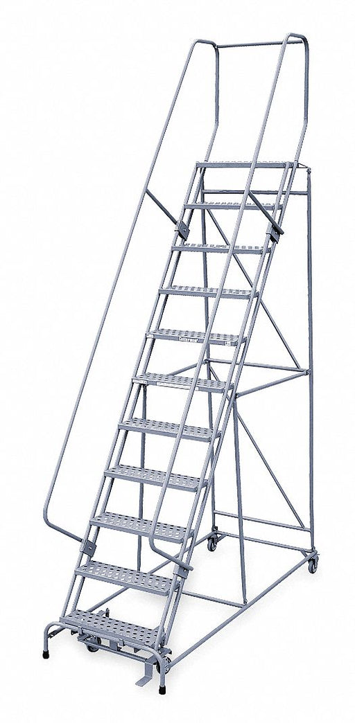 Rolling Ladder Hndrl Pltfm 100 In H