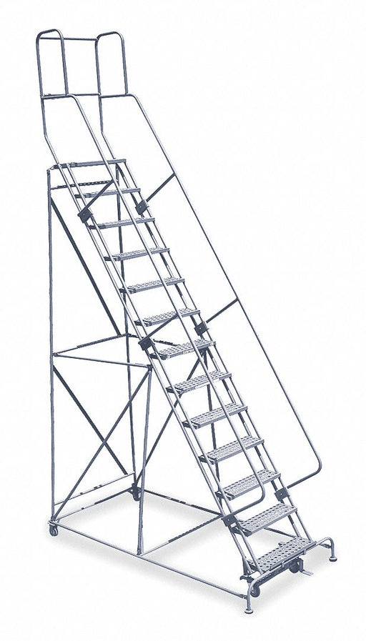 Rolling Ladder Hndrl Pltfm 130 In H