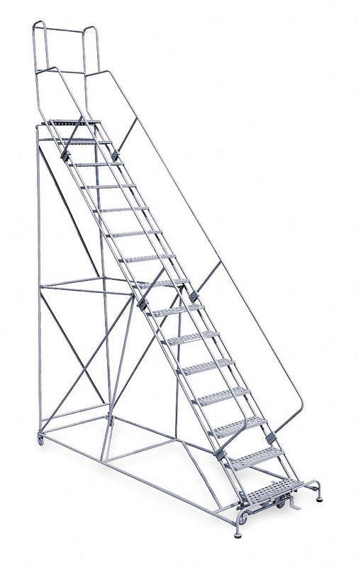 Rolling Ladder Hndrl Pltfm 150 In H