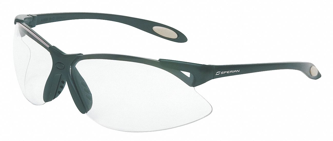 SafetyGlasses Clr HardCoat Blk