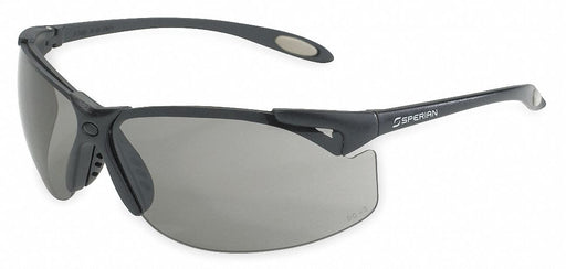 Safety Glasses Gray Hard Coat Black