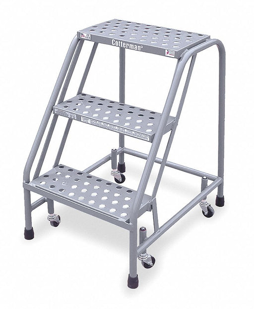 Rolling Ladder Welded Platform 30In H