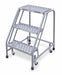 Rolling Ladder Welded Platform 30In H