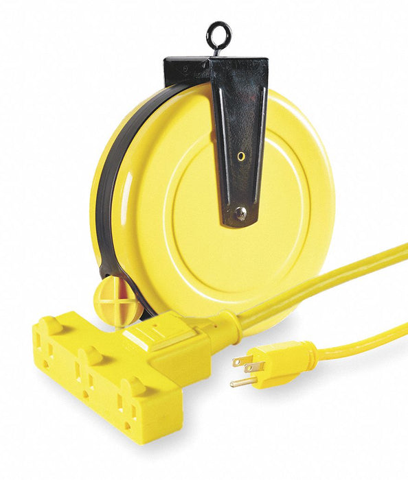 Cord Reel 30ft 14 AWG Connector 120VAC