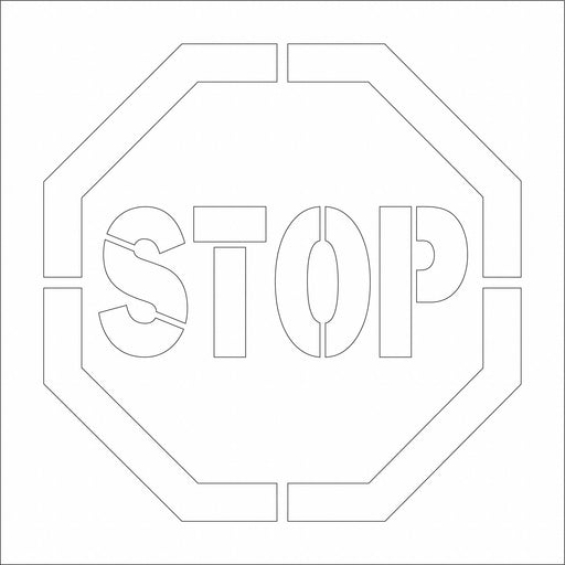Floor Stencils Stop Polyethylene