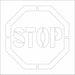 Floor Stencils Stop Polyethylene