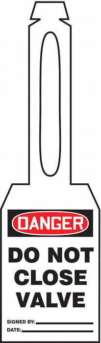 Loop n Strap Danger Tag 5 1/4in H PK25