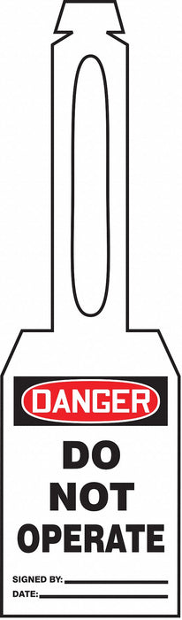 Loop n Strap Danger Tag 5 1/4in H PK25