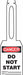 Loop n Strap Danger Tag 5 1/4in H PK25