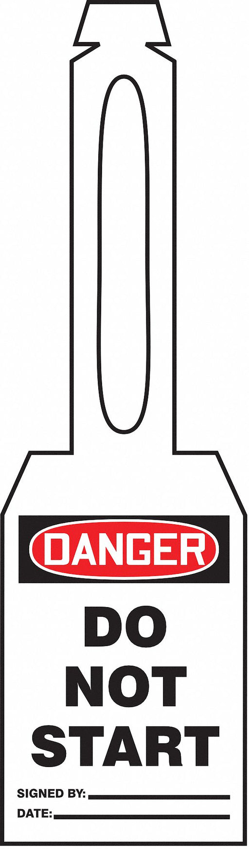 Loop n Strap Danger Tag 5 1/4in H PK25