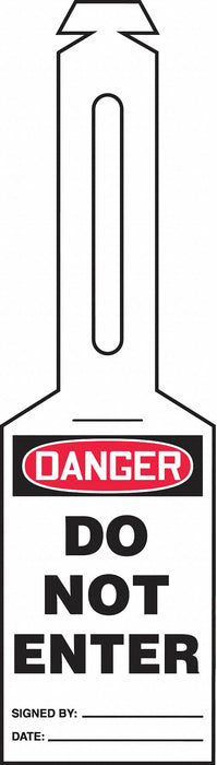Loop n Strap Danger Tag 5 1/4in H PK25