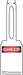 Loop n Strap Danger Tag 5 1/4in H PK25