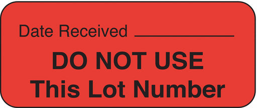 Label 5/8 in x 1 11/16 in Paper PK1000