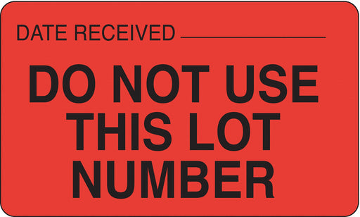 Label 1 1/2 in x 2 1/2 in Paper PK1000