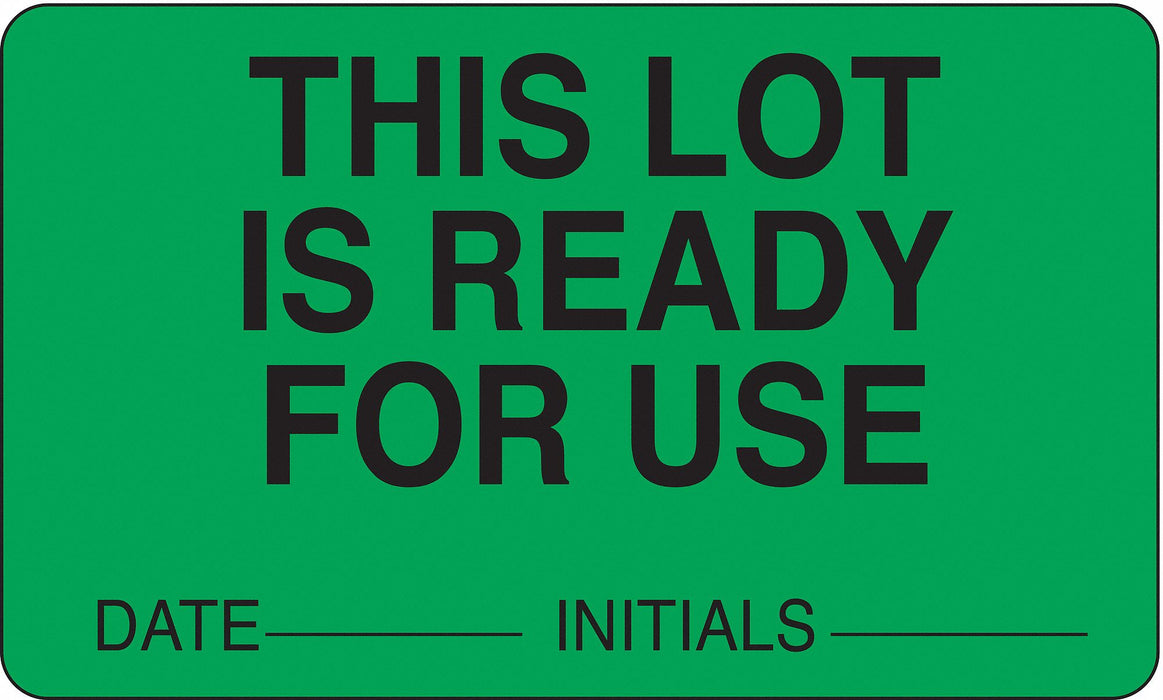 Laboratory Label 2-1/2 in W PK1000