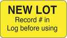 Lot Label 1 in x 1 3/4 in Paper PK1000