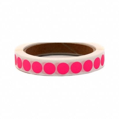 Inventory Label Pink Paper