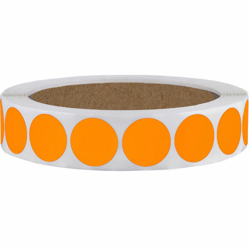 Inventory Label Orange Paper PK1000