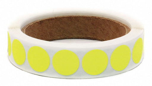 Inventory Label Yellow Paper PK1000