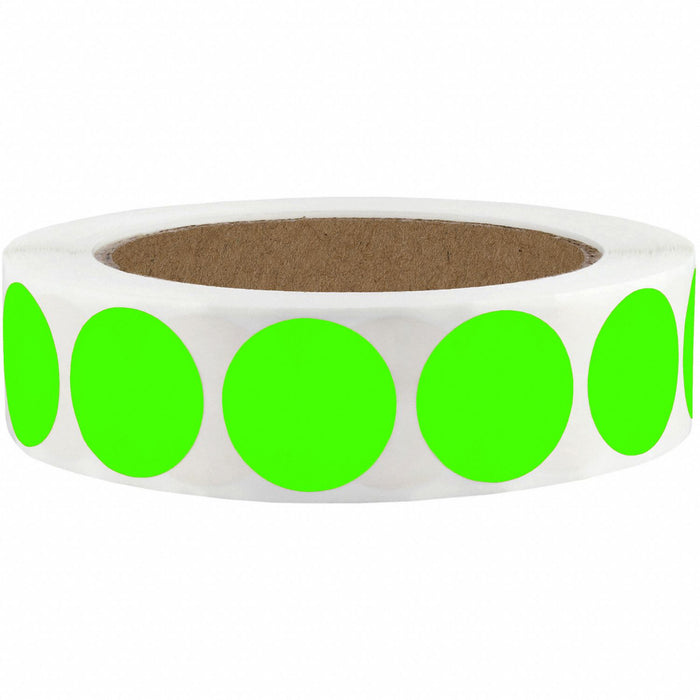Inventory Label Green Paper PK1000