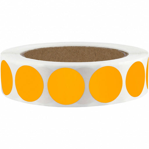 Inventory Label Orange Paper PK1000