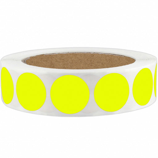Inventory Label Yellow Paper PK1000