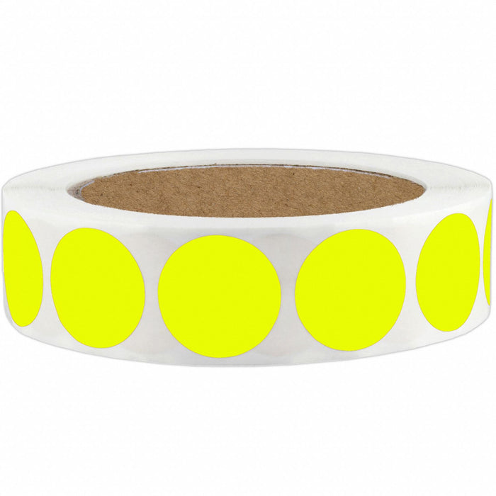 Inventory Label Yellow Paper PK1000