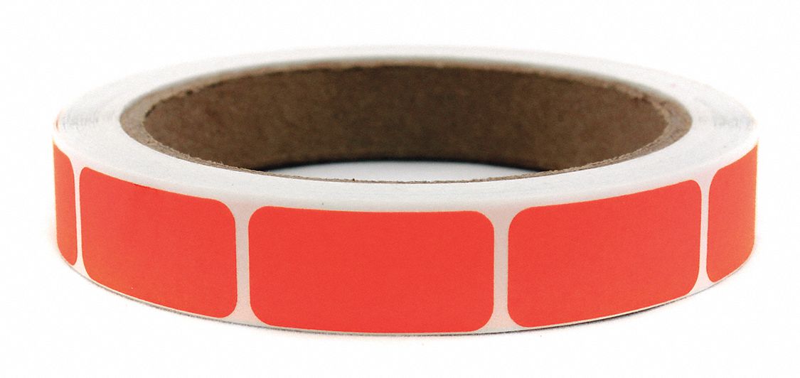 Inventory Label Red Paper PK1000