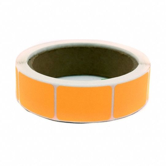 Inventory Label Orange Paper PK500