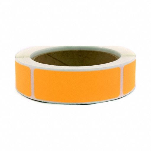 Inventory Label Orange Paper PK250