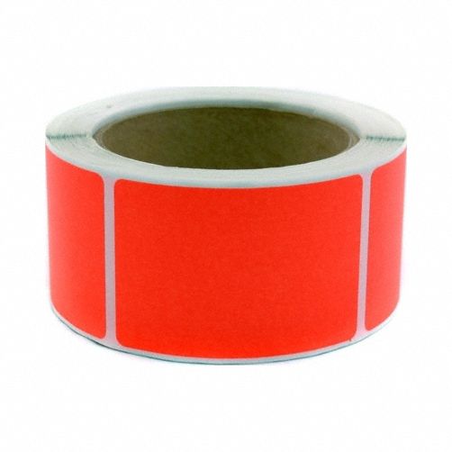 Inventory Label Red Paper PK200