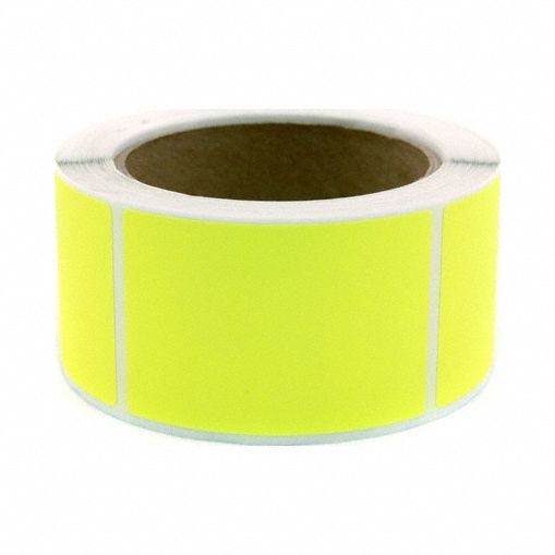 Inventory Label Yellow Paper PK200