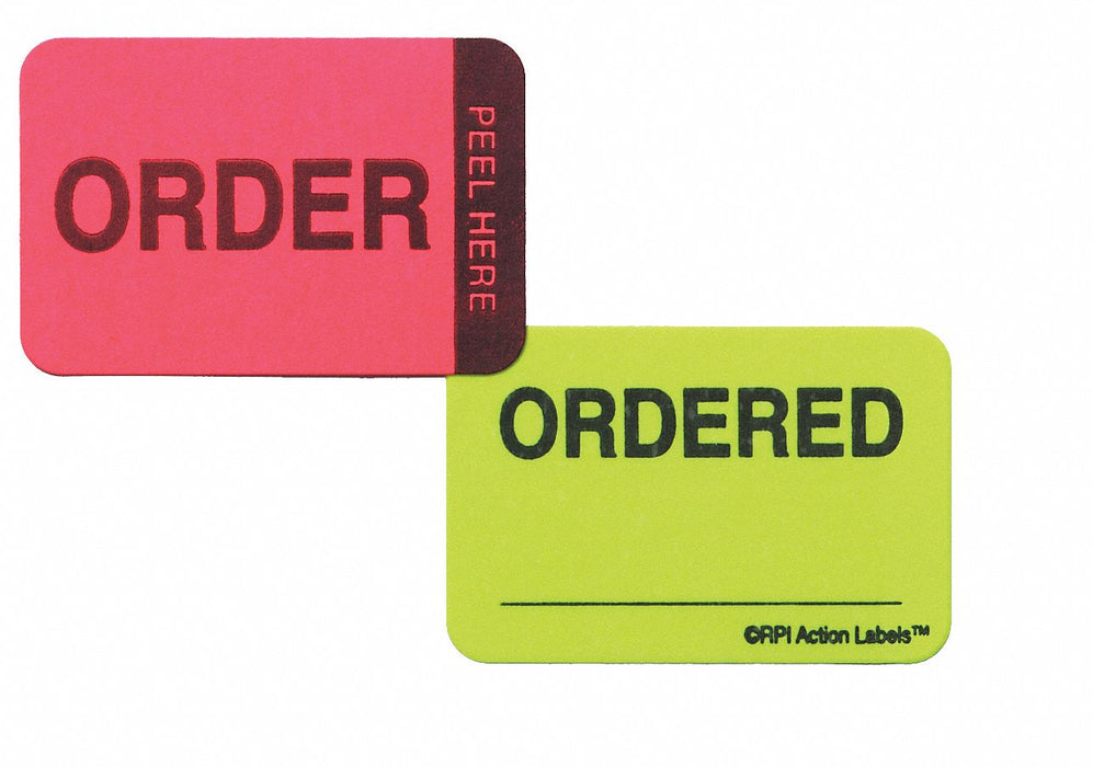 Label Pink/Green Paper