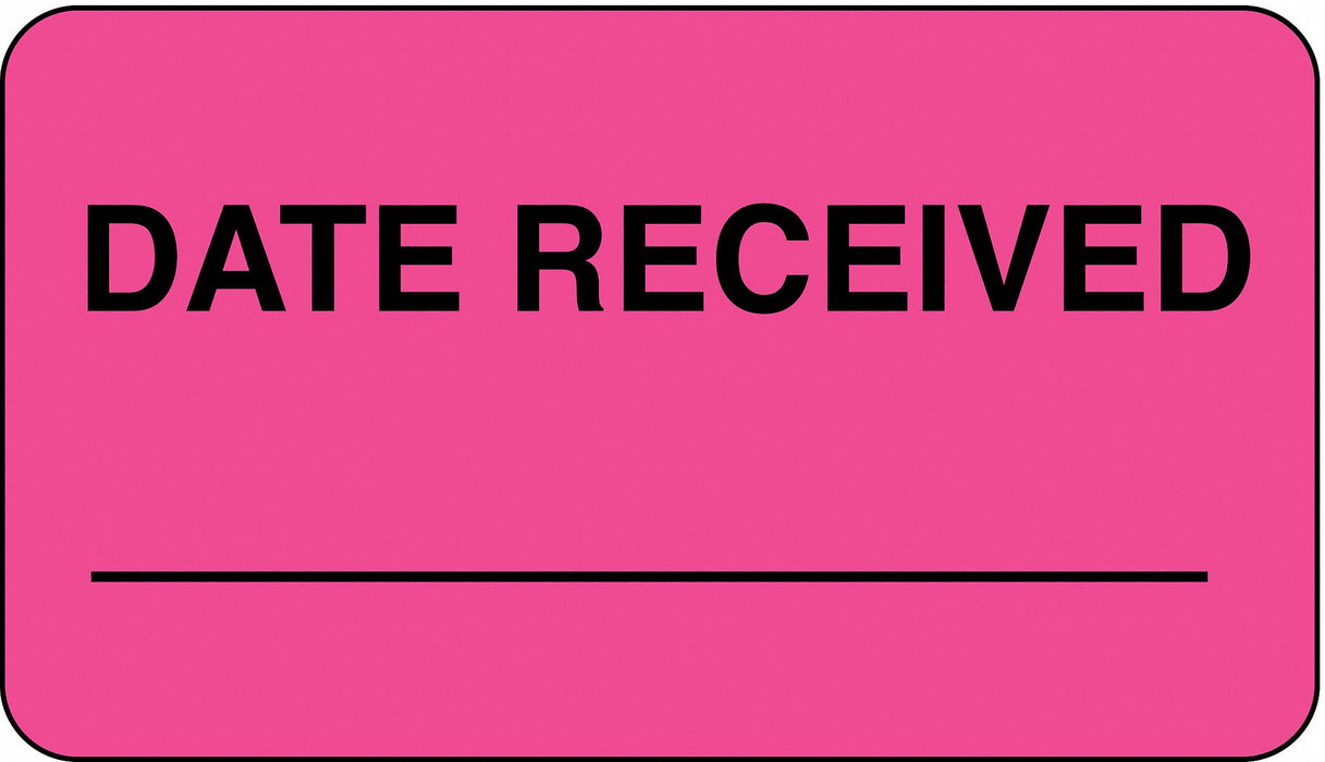 Label 1 in H 1-3/4 in W PK1000