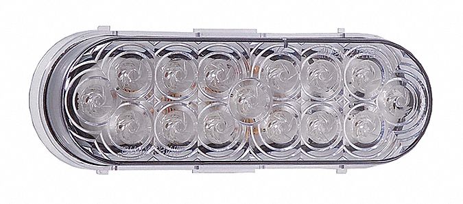 Park/Turn Light Oval Amber  L