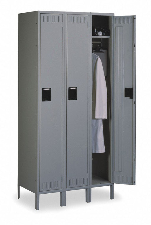 F0417 Lckr 1x3Lckr Gray 78 x45 x18 UnAssm