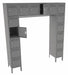 Bx Lckr 6x6Lckr Gray 78 x72 x18 UnAssm