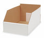 Corr Shelf Bin White Cardboard 8 1/2 in