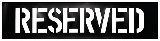 Parking Lot Legend Reserved Plastic