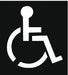 Parking Lot Symbol Disabled Plastic